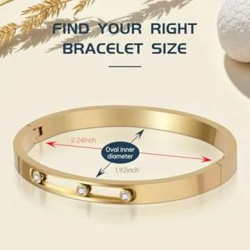 Elegant RDISOR Gold Bracelet for Women - Perfect Gift