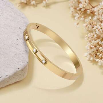 Elegant RDISOR Gold Bracelet for Women - Perfect Gift