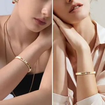 Elegant RDISOR Gold Bracelet for Women - Perfect Gift