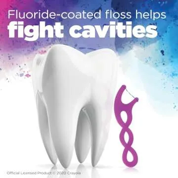 GUM Crayola Twistables Kids Flossers - Flavored & Fun