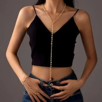 SHANG JIURUI Elegant Gold Y-Necklace for Sophisticated Style