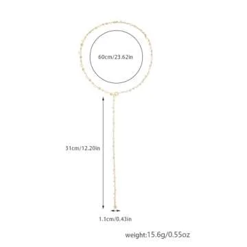 SHANG JIURUI Elegant Gold Y-Necklace for Sophisticated Style