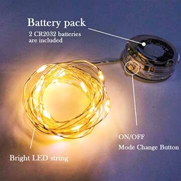 Twinkle Fairy Lights Battery Powered for Weddings and Events