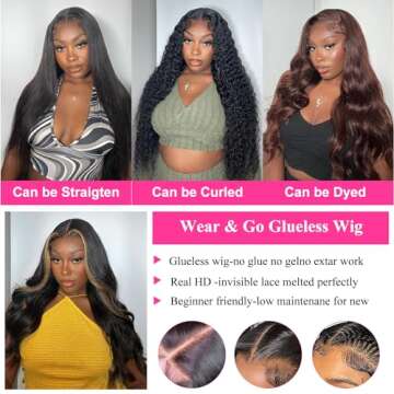 Uveous 26 Inch Glueless Wigs for Effortless Style