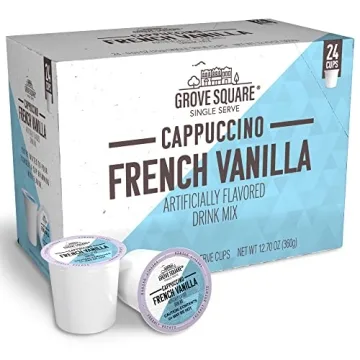 Grove Square French Vanilla Cappuccino Pods - 24 Count
