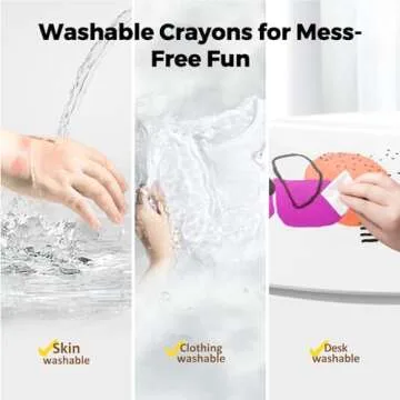 Jar Melo Jumbo Crayons for Toddlers - Safe & Washable