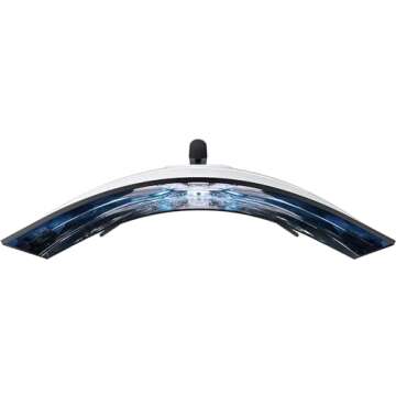 SAMSUNG 49" Odyssey Neo G9 Series G95NA 4K UHD Curved Gaming Monitor, 240Hz, 1ms, Mini LED Display, G-Sync and FreeSync Premium Pro, LS49AG952NNXZA, White & Black