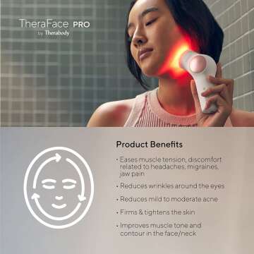 TheraFace PRO Microcurrent Facial Device for Anti-Aging