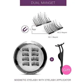 VASSOUL Magnetic Eyelashes with Applicator - Effortless Beauty