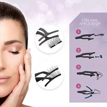 VASSOUL Magnetic Eyelashes with Applicator - Effortless Beauty