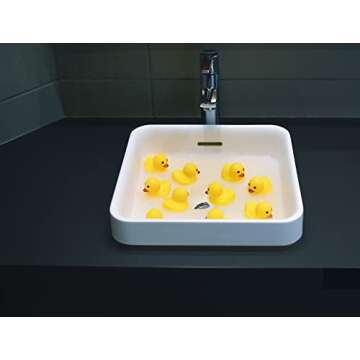 CICITOYWO Yellow Rubber Ducks for Kids - 10 Pack