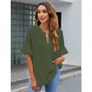 Stylish BMJL Women's Blouse with Ruffles