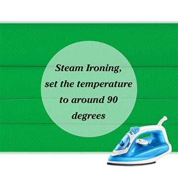 EMART 5x7 ft Non-Woven Fabric Solid Color Green Screen Photo Backdrop with 2 x Backdrop Clamps for Photoshoot, Studio, Video and Televison