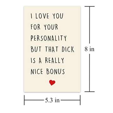 Alzombi Special Anniversary Card, Funny Dirty Birthday Valentine's Card for Husband Boyfriend Him Fi...