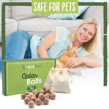 ecoKiwi Cedar Balls - Natural Freshness for Clothes Storage