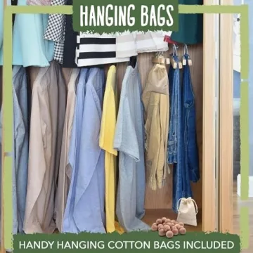 ecoKiwi Cedar Balls - Natural Freshness for Clothes Storage