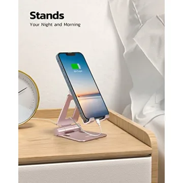Nulaxy A4 Cell Phone Stand - Adjustable Desktop Holder