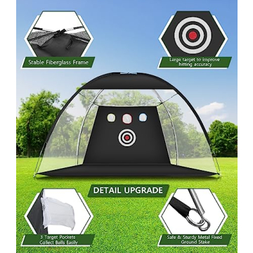 Premium 10x7ft Golf Practice Net - Perfect Christmas Gift