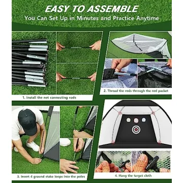 Premium 10x7ft Golf Practice Net - Perfect Christmas Gift