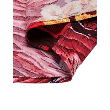 Alimens & Gentle Hawaiian Shirt for Men Summer Beach Casual Short Sleeve Button Down Shirts Printed Tropical Vacation Shirts