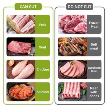 Fresh Meat Slicer, Thickness Adjustable, Stainless Steel Kitchen Cleaver Knife Set With Block, Manual Fresh Meat Cutter Jerky Slicer For Beef Pork, Cooking BBQ Hot Pot (Gray)