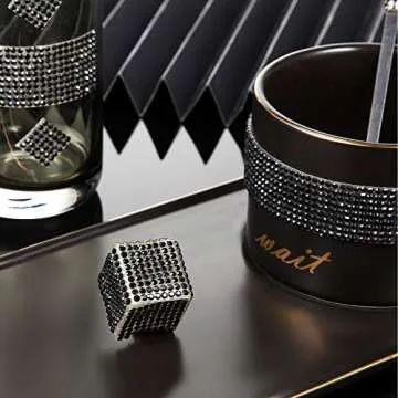 12000 Pieces Bling Bling Crystal Rhinestones Sticker DIY Car Decoration Sticker Self-Adhesive Glitte...