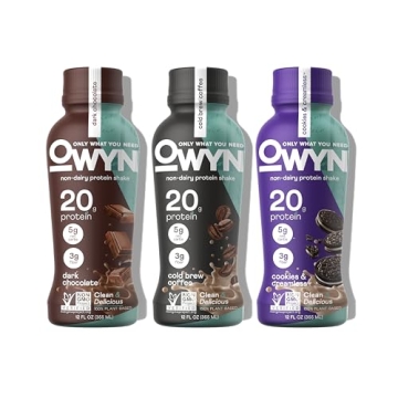 OWYN Plant Based Protein Shake - 20g Vegan Protein Blend | Variety Pack