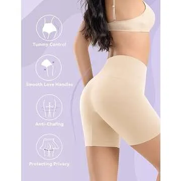 Esa Liang Tummy Control Shapewear Shorts for Women