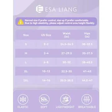 Esa Liang Tummy Control Shapewear Shorts for Women