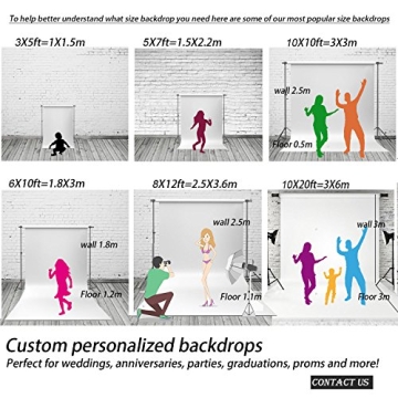 MEHOFOTO Pink Floral Backdrop for Weddings and Parties 7x5ft