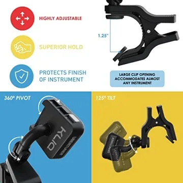 KLIQ UberTuner - Clip-On Tuner for Every Instrument