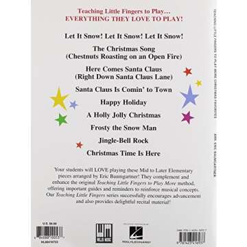 Teaching Little Fingers to Play More Christmas Favorites - Book Only: Mid-Elementary Piano Supplemen...
