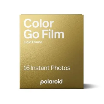 Polaroid Go Color Film - Gold Frame Double Pack - Capture Memories in Style