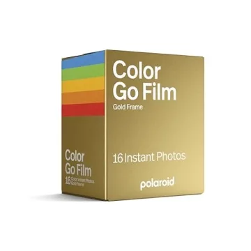 Polaroid Go Color Film - Gold Frame Double Pack (16 Photos)