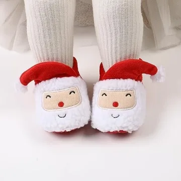 GDSDYM Baby Christmas Booties Cozy Warm Slippers
