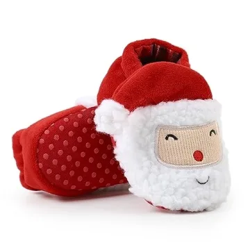 GDSDYM Baby Christmas Booties Cozy Warm Slippers