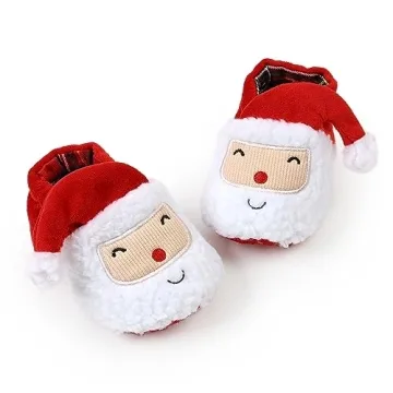 GDSDYM Baby Christmas Booties Cozy Warm Slippers