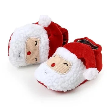 GDSDYM Baby Christmas Booties Cozy Warm Slippers