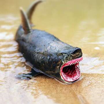 EOIVSH Large Shark Toys Megalodon, Plastic Assorted Ocean Animal Shark Figurine Realistic Sea Creature Toy Figure for Collection Gift, Bath Toy, Cake Topper