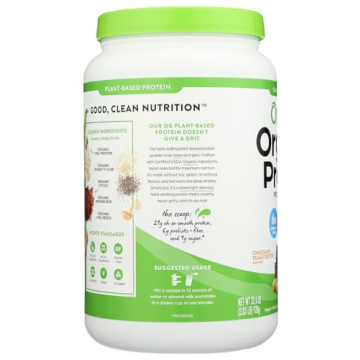 Orgain Vegan Protein Powder Chocolate Peanut Butter 21g Protein