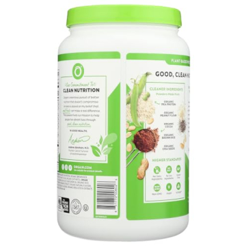 Orgain Vegan Protein Powder Chocolate Peanut Butter 21g Protein