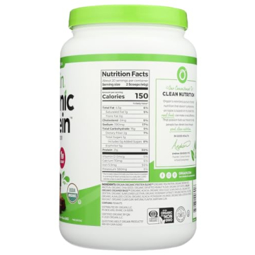 Orgain Vegan Protein Powder Chocolate Peanut Butter 21g Protein