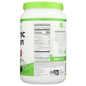 Orgain Vegan Protein Powder Chocolate Peanut Butter 21g Protein