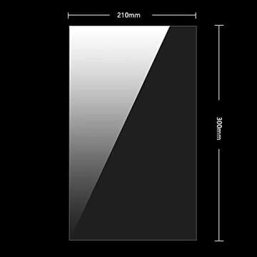 6PCS Creality FEP Film Release Films 300 x 210 x 0.15mm for ELEGOO Saturn 2/Saturn 8K/Saturn S/Mars 3/Mars 3 Pro/ANYCUBIC Photon Mono 4K/ Photon Mono X/Photon M3 LCD 3D Printer