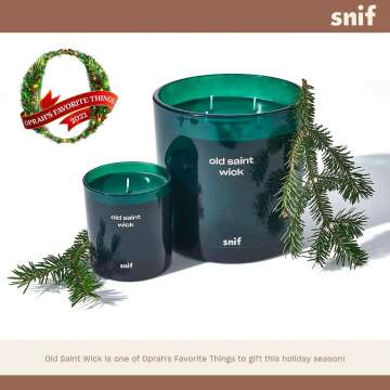 Christmas Candle with Pine and Apple Scent - 8.5oz