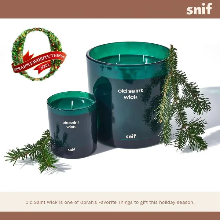 Christmas Candle with Pine and Apple Scent - 8.5oz