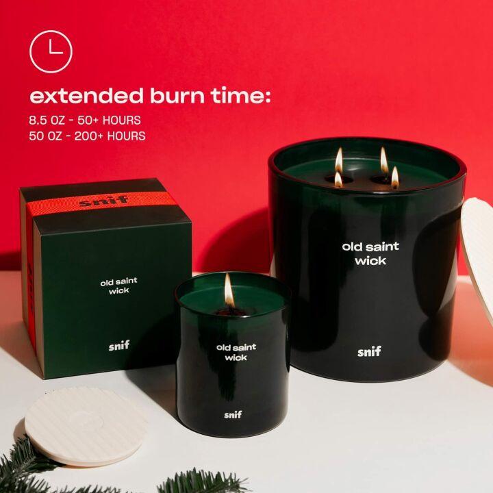 Christmas Candle with Pine and Apple Scent - 8.5oz