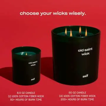 Christmas Candle with Pine and Apple Scent - 8.5oz