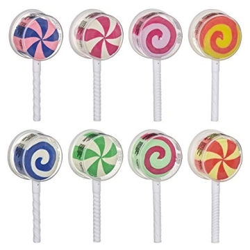 Play-Doh Lollipop Set - 8 Colorful Pretend Candy Molds