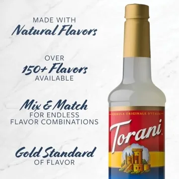 Torani Classic Caramel Syrup Pack of 4 for Coffee Lovers
